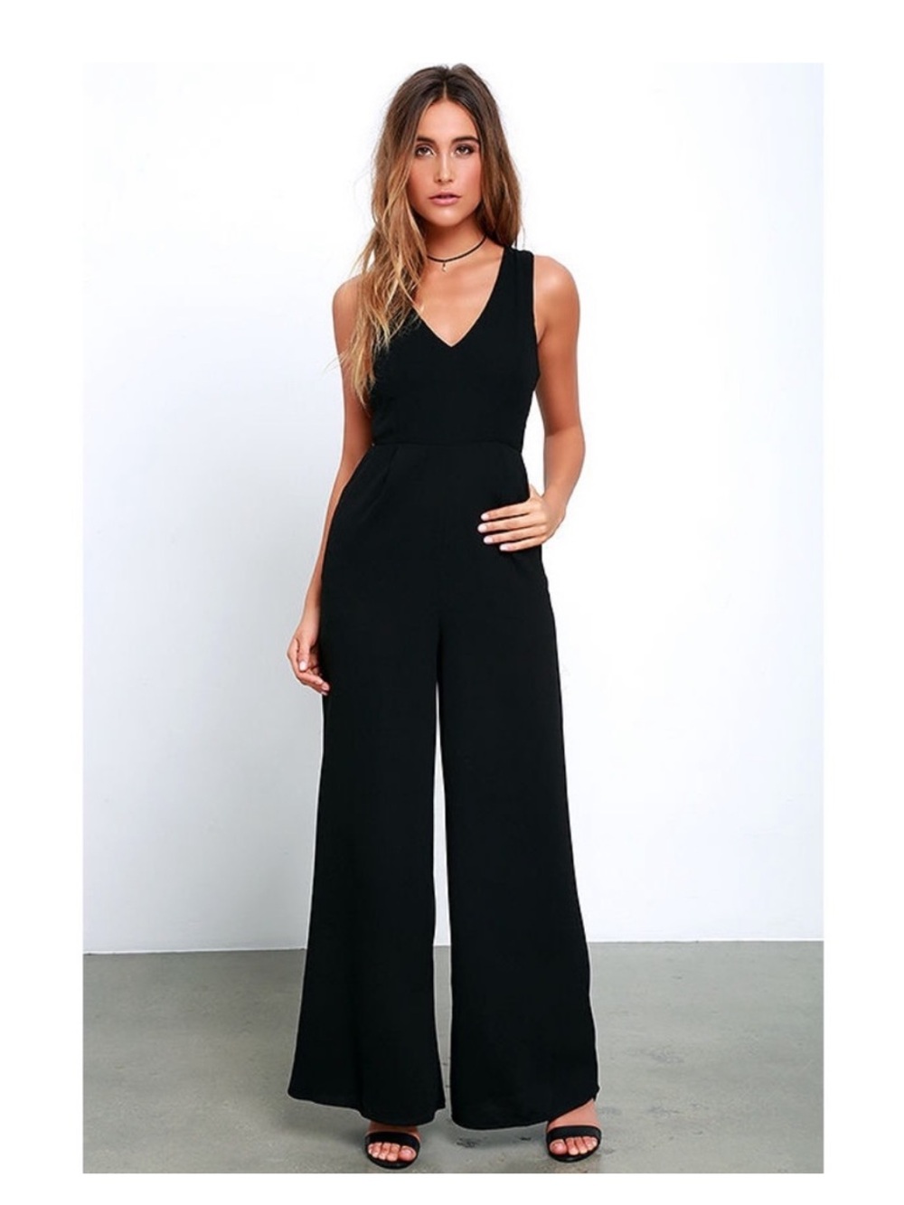 Lulu’s Dance Off Black Jumpsuit
